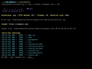 Dirsearch - Web Path Scanner