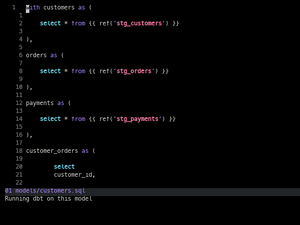 Dbt Neovim Plugin