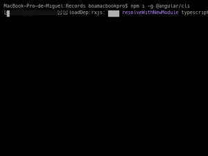 Installing Angular Cli