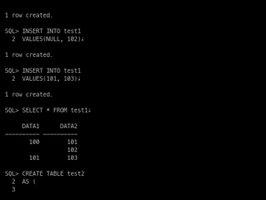 Oracle-Copytable