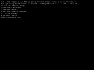 Wp-Kickstart Usage