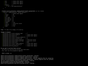 Db Terraform Apply