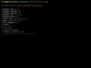 Create-Wordpress