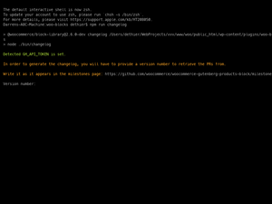Changelog Script Demo