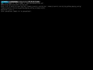 HOW_TO: Create Ssh Key For Config Server Repo