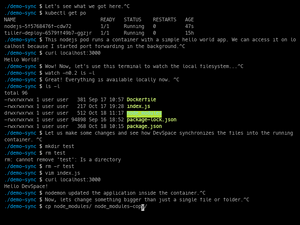 Title Demo: Devspace Sync