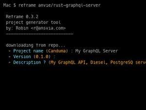 Rust GraphQL Server Reframe Source