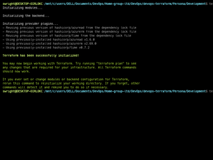 Terraform Plan Out