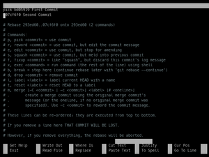 Git Interactive Rebase