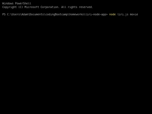 Movie-This Functionality Of Liri.Js App