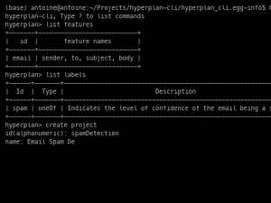 Hyperplan Demo: Spam Detection