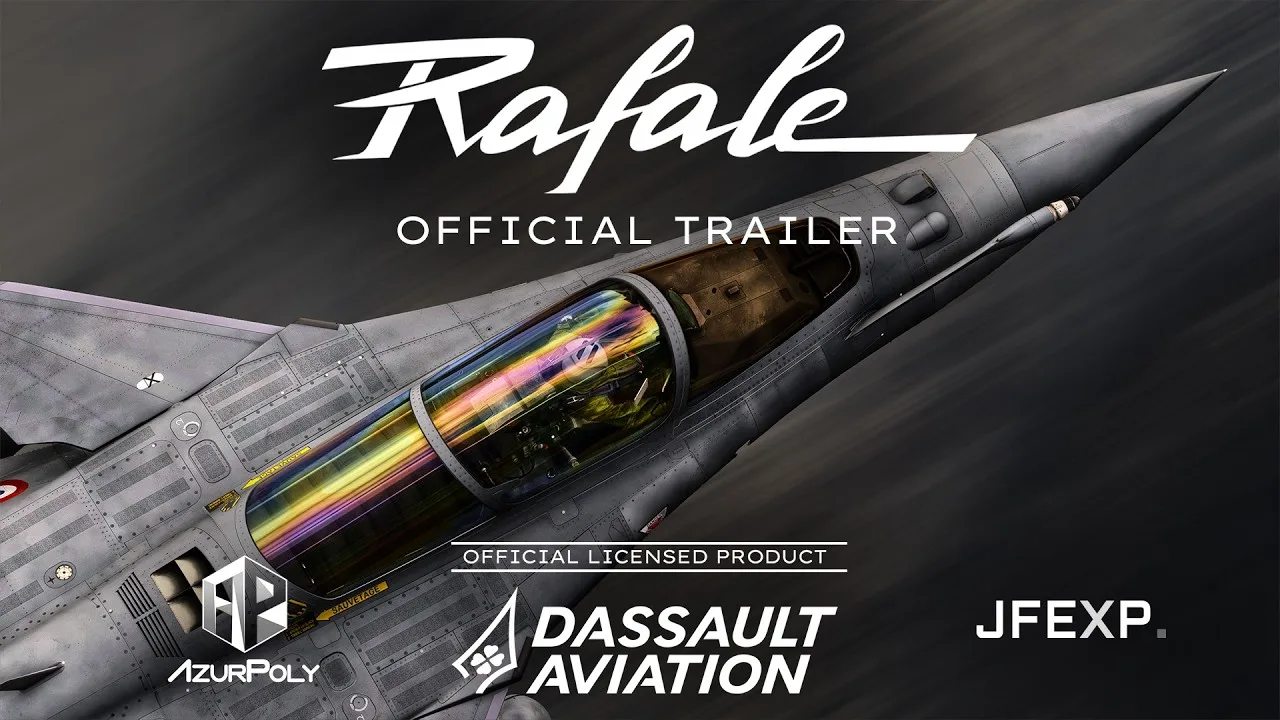 Azurpoly Rafale AzurPoly Releases Trailer for Upcoming Rafale C for MSFS 2024 - Threshold