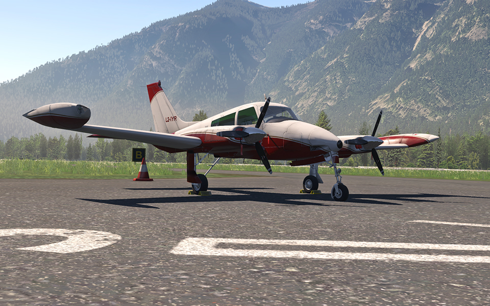 Digital Replica Cessna 310L Updated - Threshold