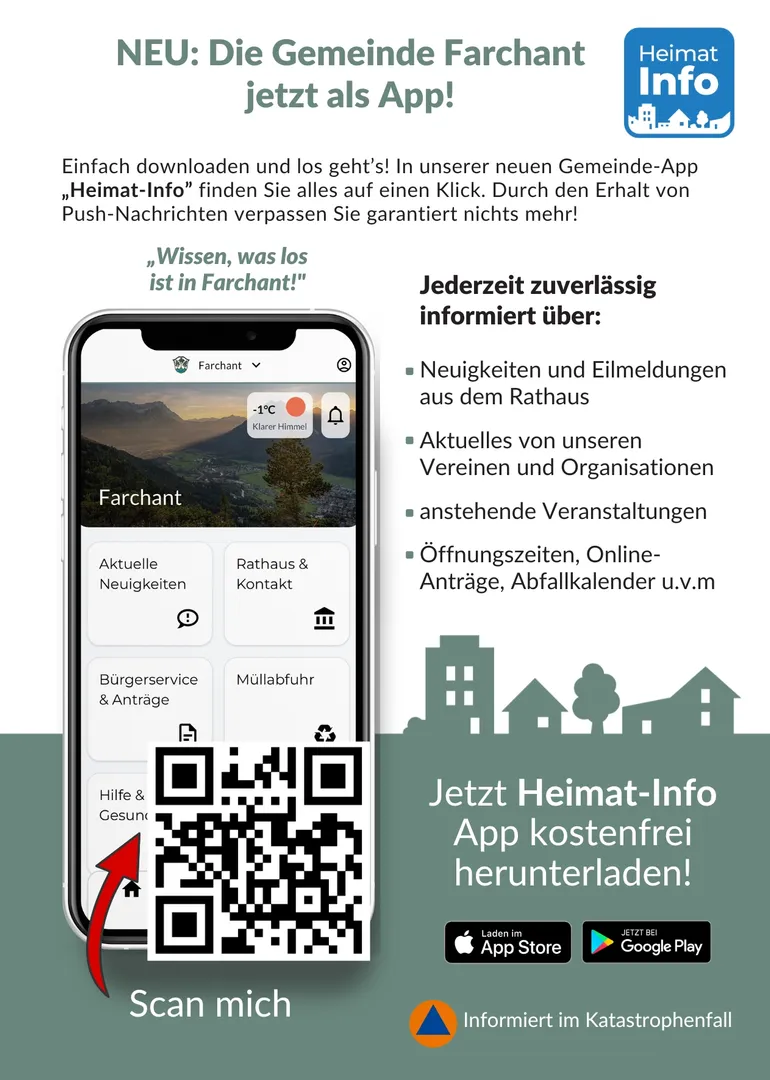 NEU: Die Gemeinde Farchant jetzt als App!