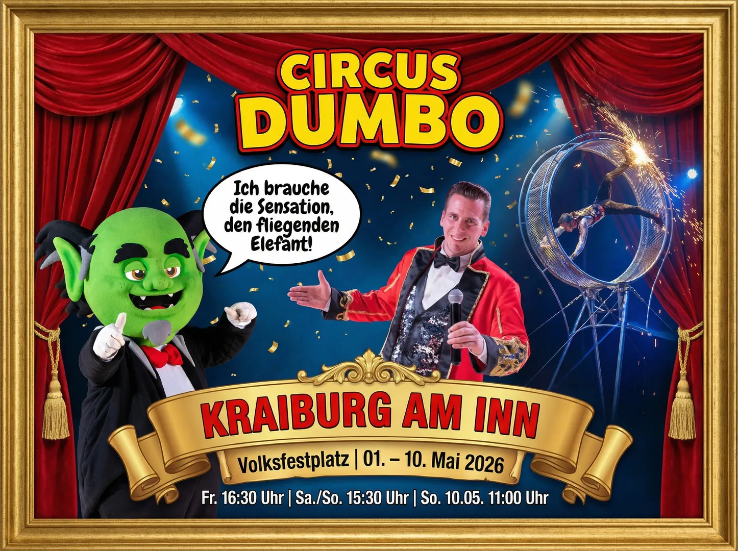 Remos Maskottchencircus zu Gast in Kraiburg!
