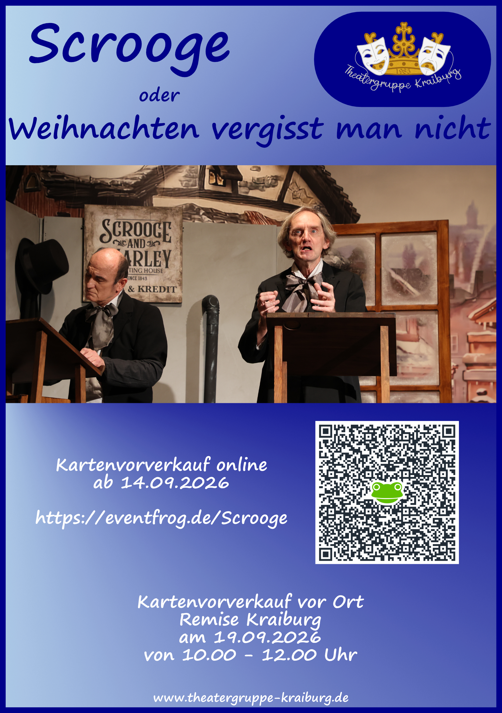 Vorverkauf für Scrooge