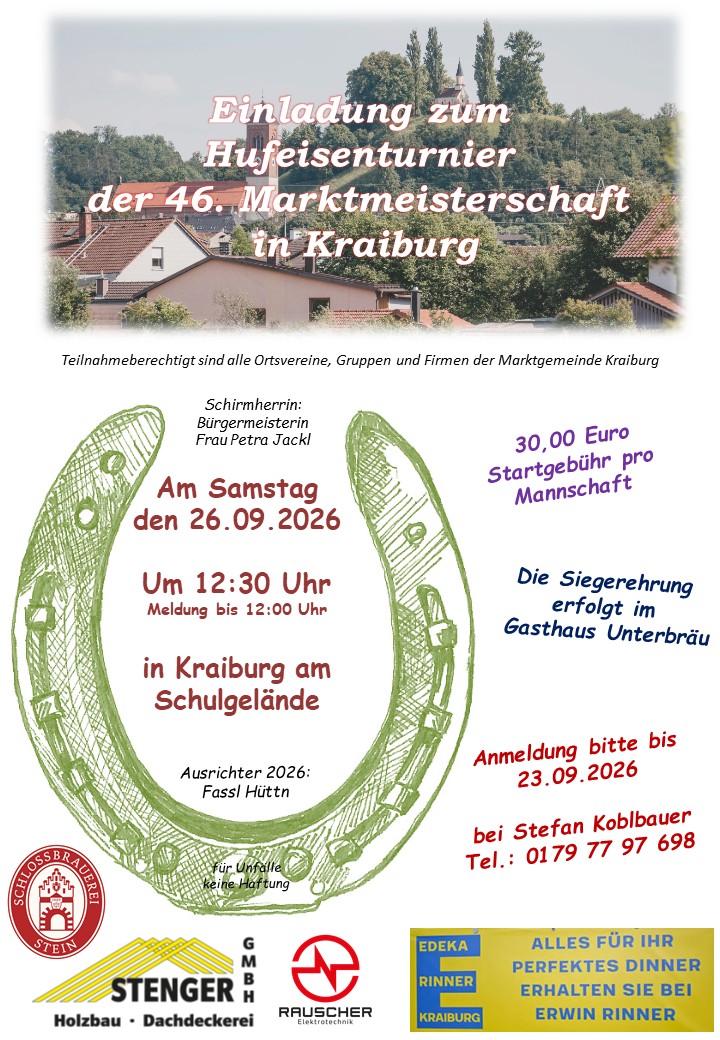 Marktmeisterschaft Hufeisenturnier