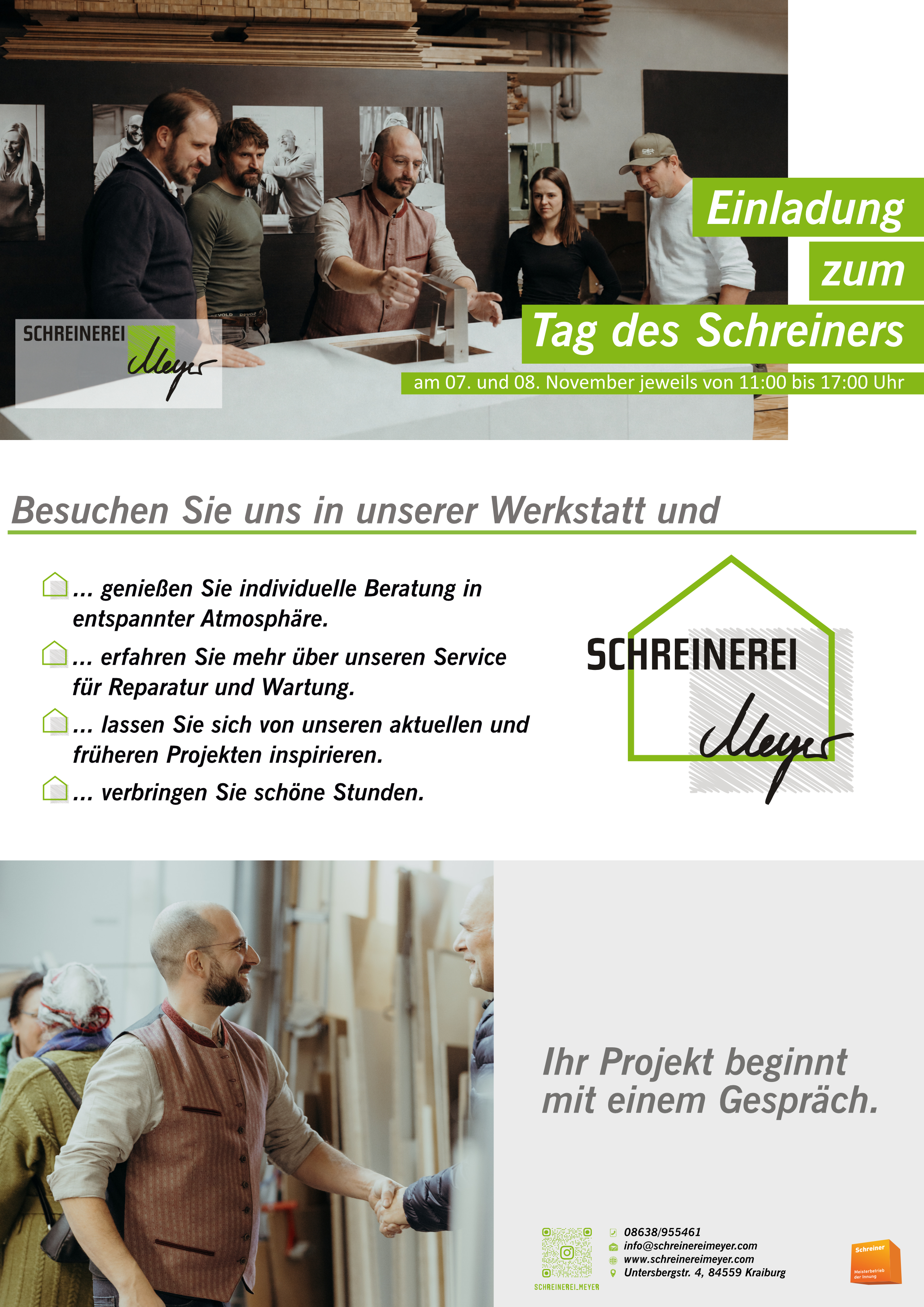 Tag des Schreiners 2026