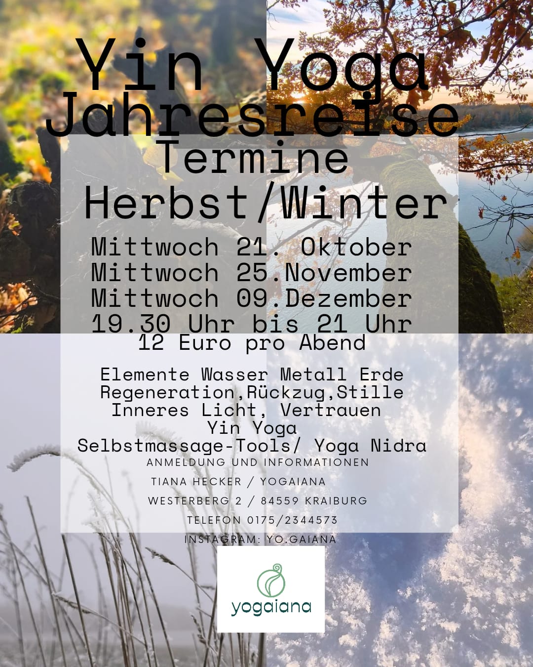 Yin Yoga Reise Herbst