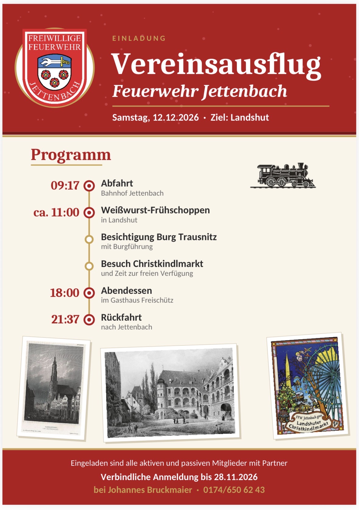 Vereinsausflug der FFW Jetterbach