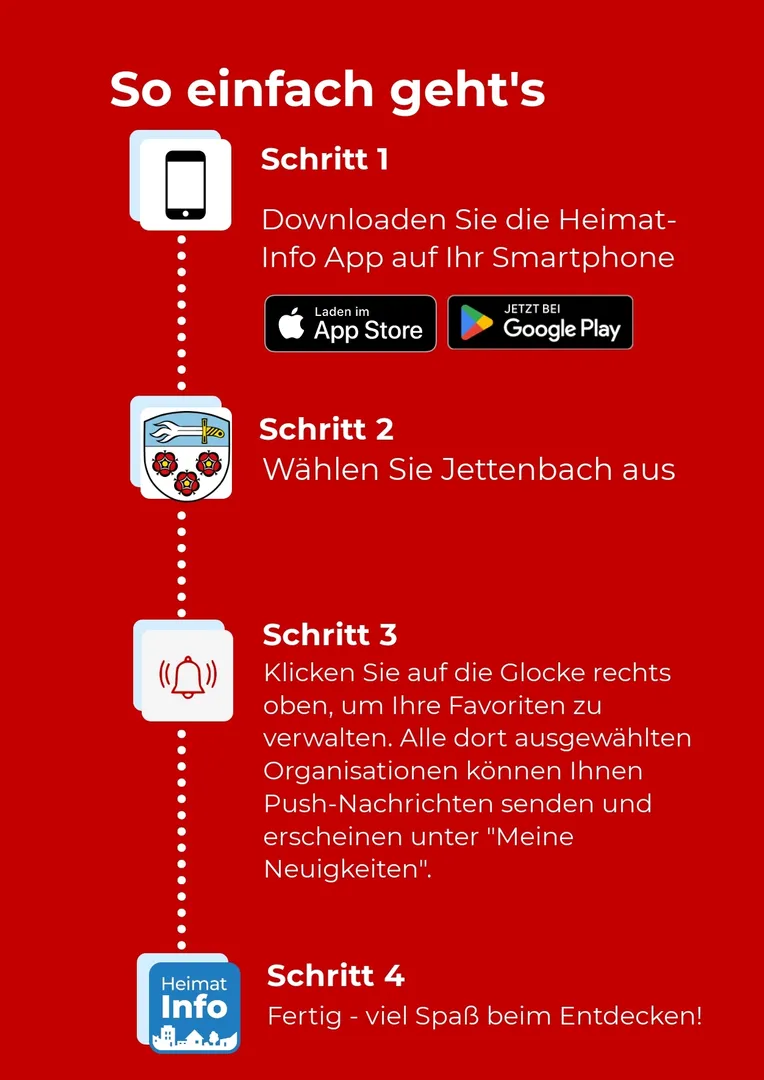 NEU: Die Gemeinde Jettenbach jetzt als App!