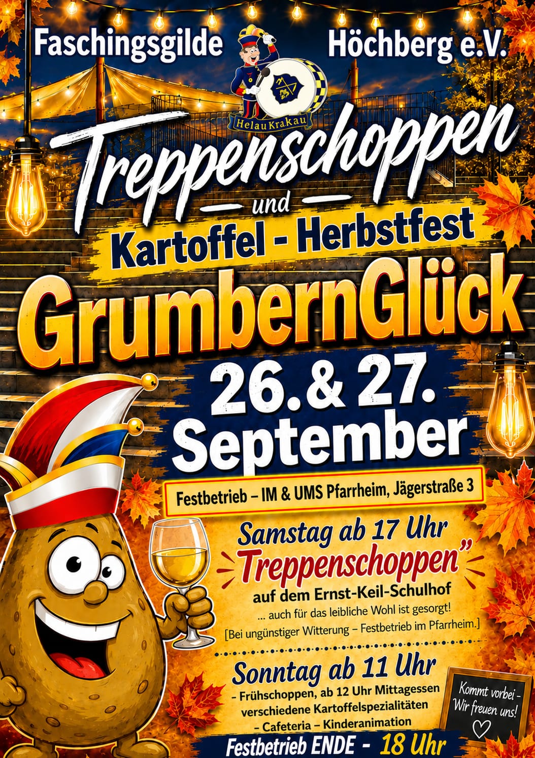 Treppenschoppen und Grumbernfest