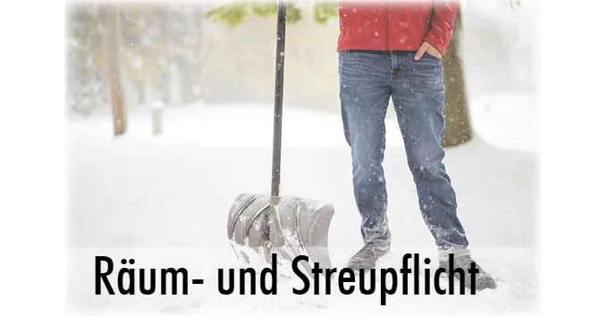 Hinweise zur Räum- und Streupflicht