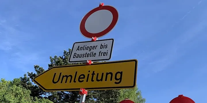 Deckensanierung an der Kauflandkreuzung (Kreuzung Westspange / Neurieder Straße)