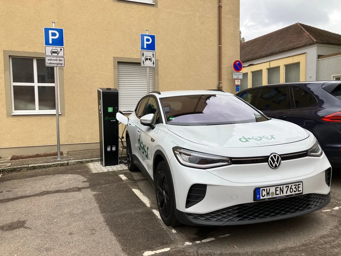 E-Carsharing-Angebot in der Klostergasse (St. Ursula), Donauwörth
