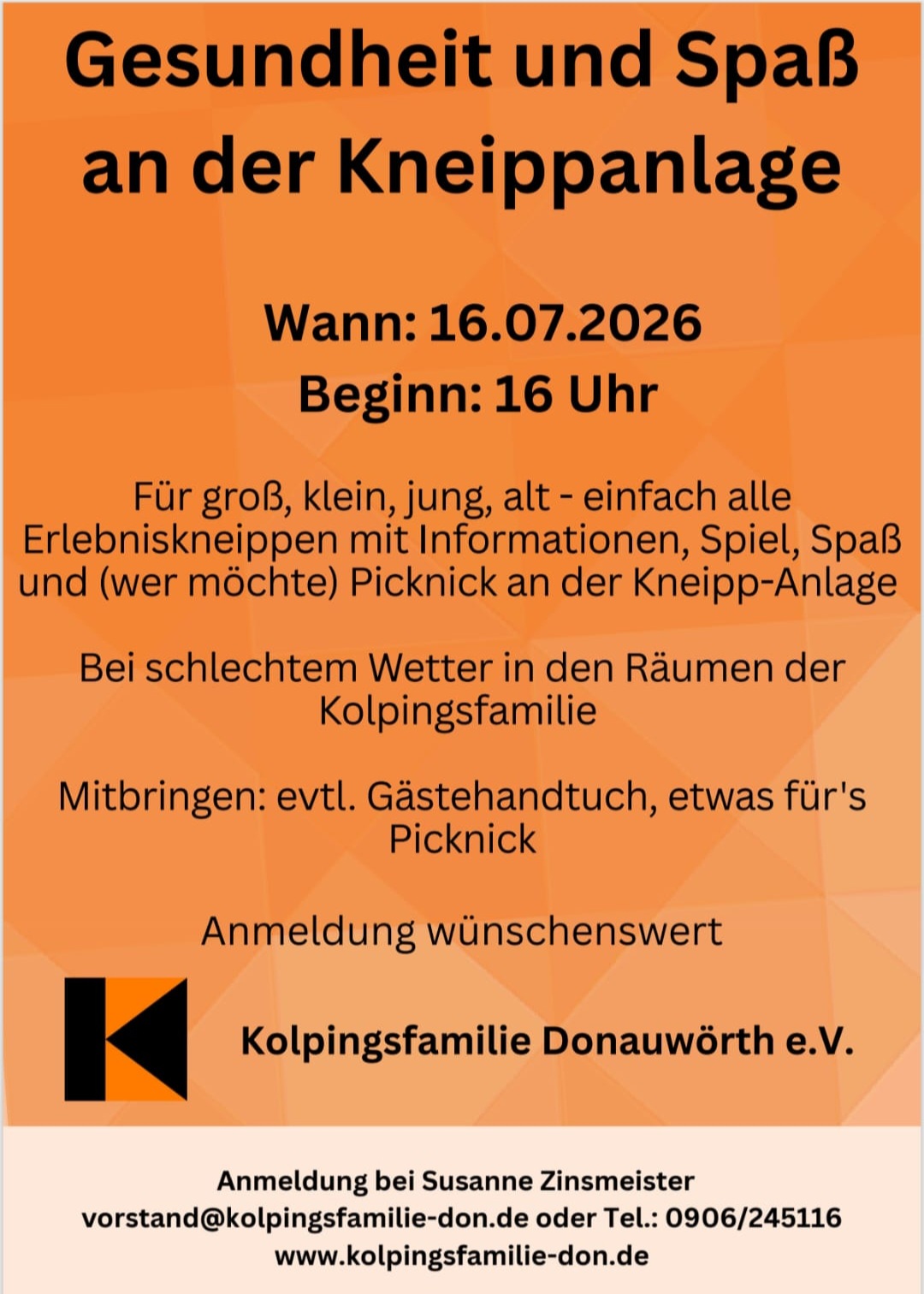 Gesundheit und Spaß an der Kneippanlage 