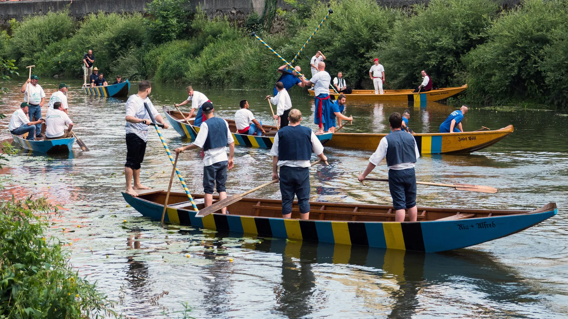 Inselfest mit traditionellem Fischerstechen auf der Riedinsel Donauwörth: 2026 erstmalig Mittwoch bis Samstag