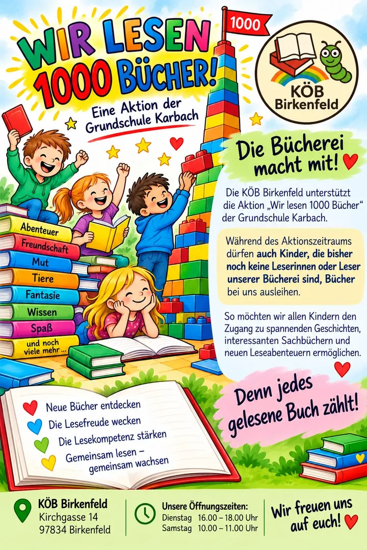 Wir lesen 1000 Bücher 
