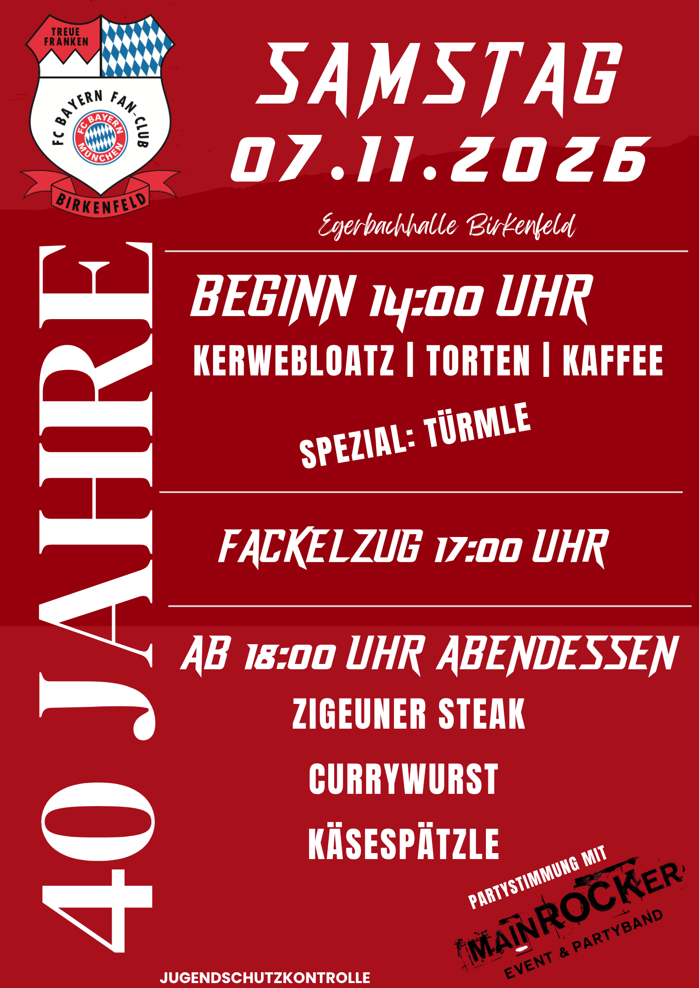 40 Jahre - Treue Franken Birkenfeld 