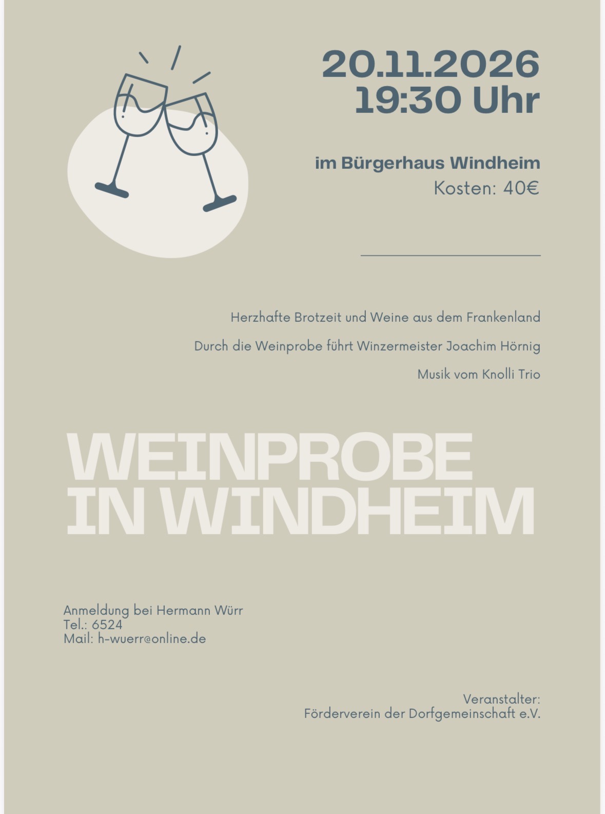 Weinprobe
