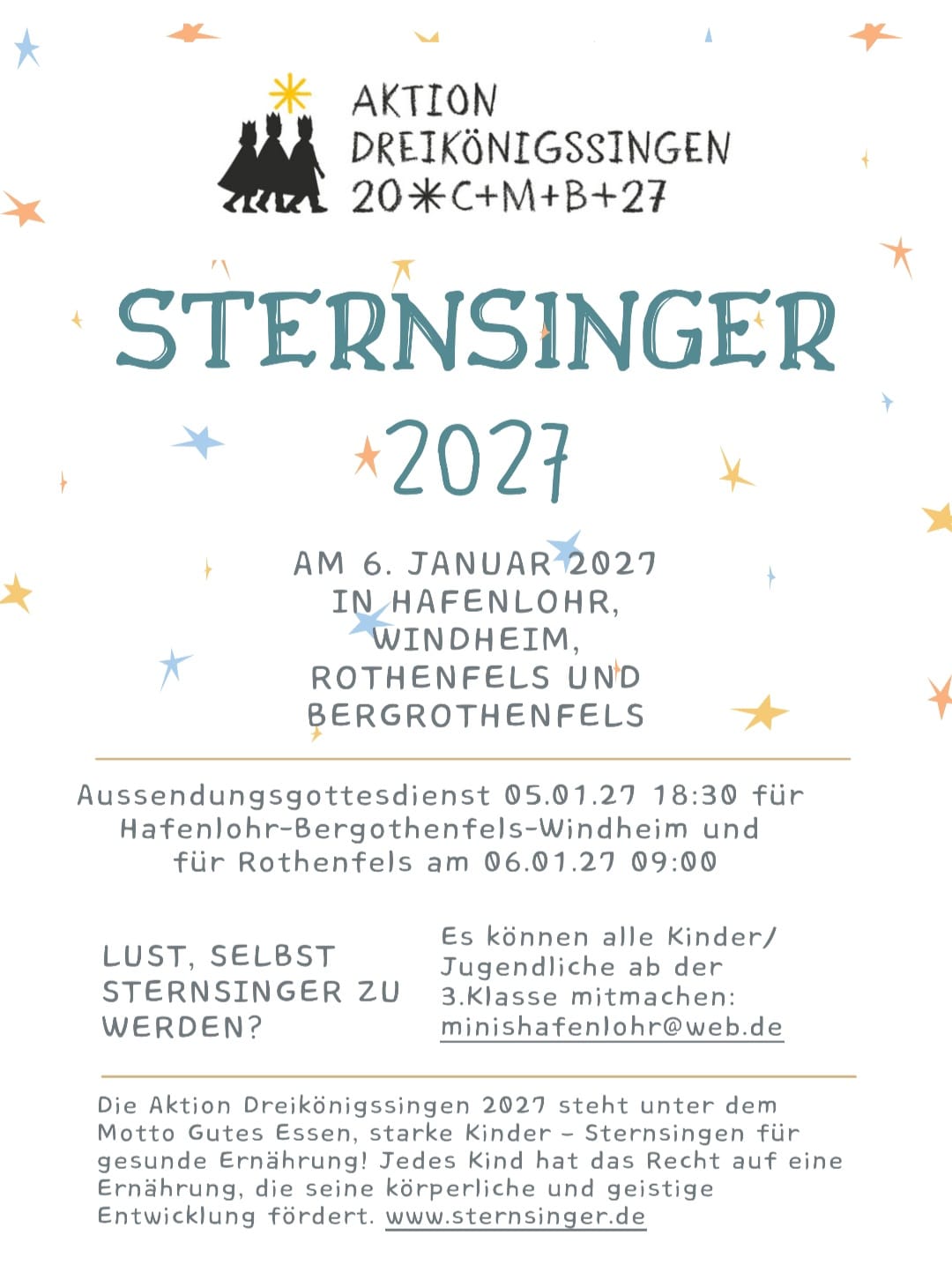 Sternsingeraktion 2027