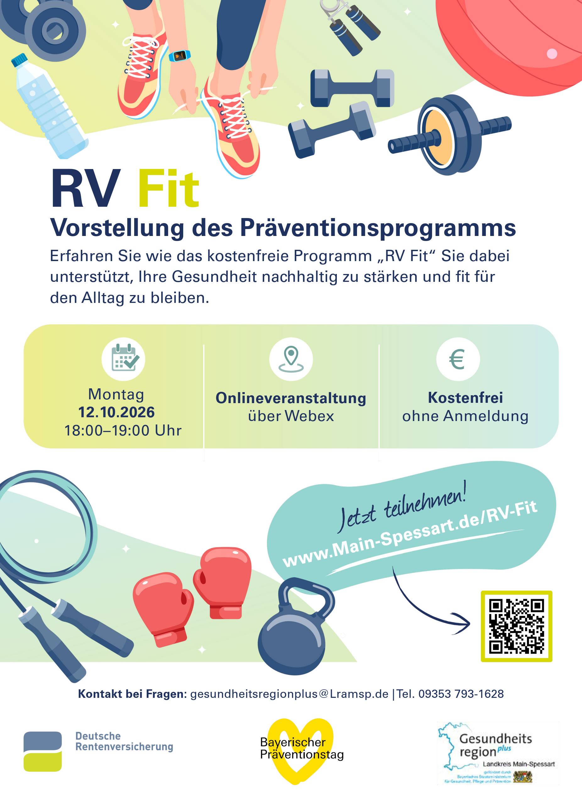 RV-Fit: Vorstellung des Präventionsprogrammes der deutschen Rentenversicherung