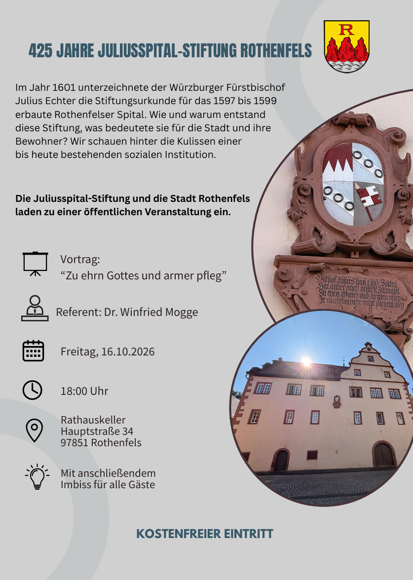 425 Jahre Juliusspital-Stiftung Rothenfels 