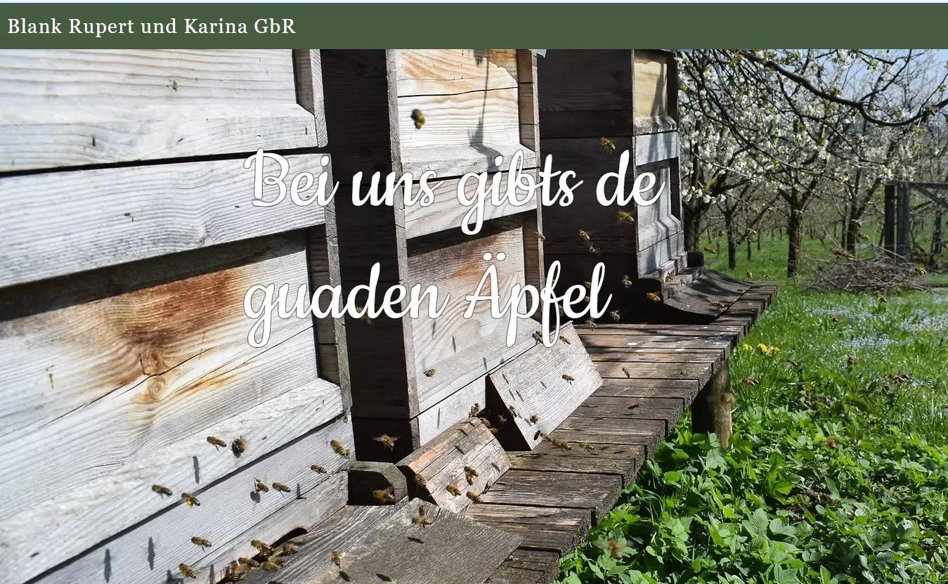 Besichtigung der Obstplantage von Karina und Rupert Blank
