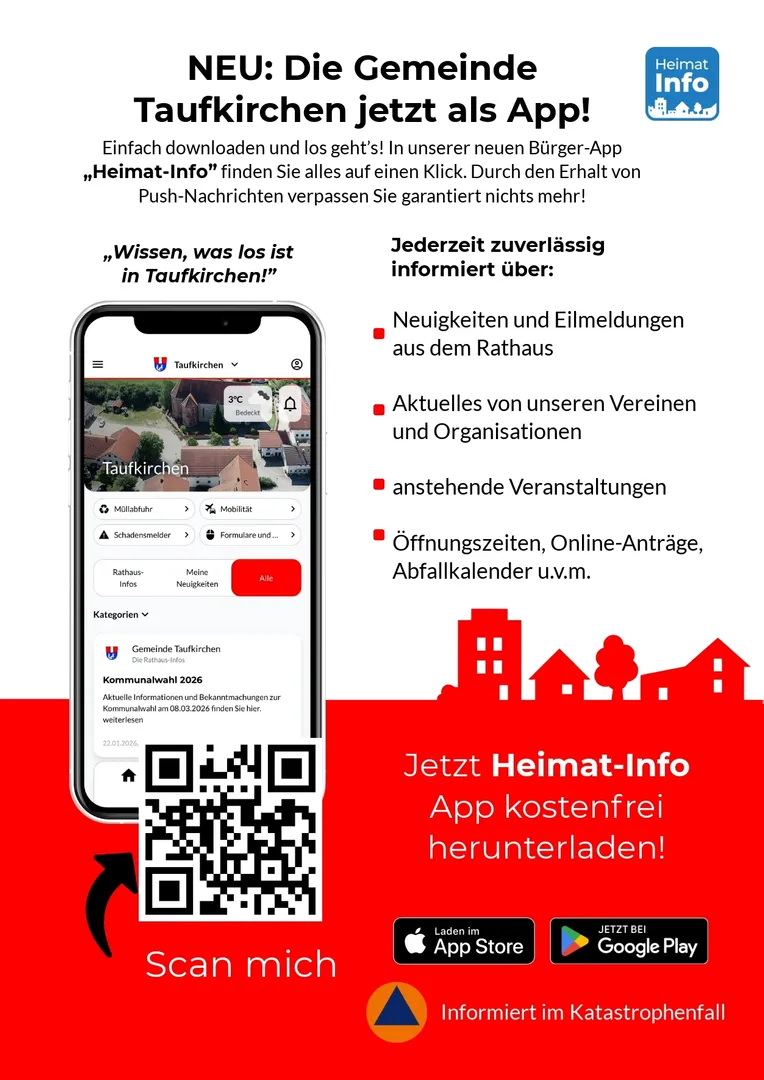 NEU: Die Gemeinde Taufkirchen jetzt als App!
