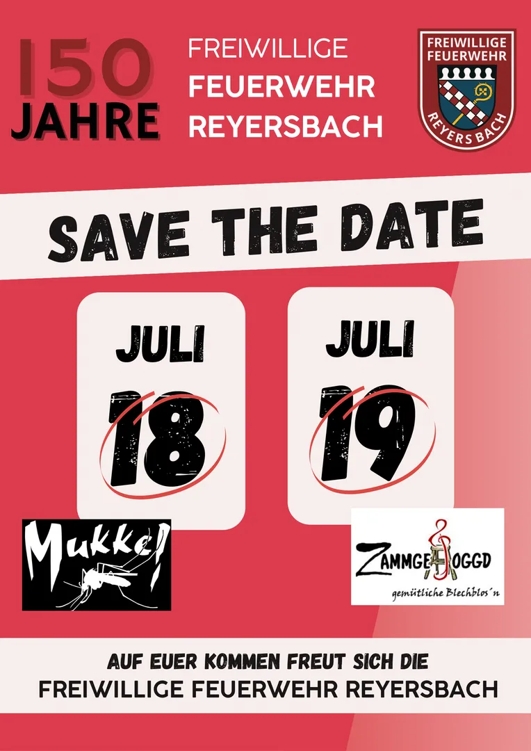 150 Jahre Feuerwehr Reyersbach 