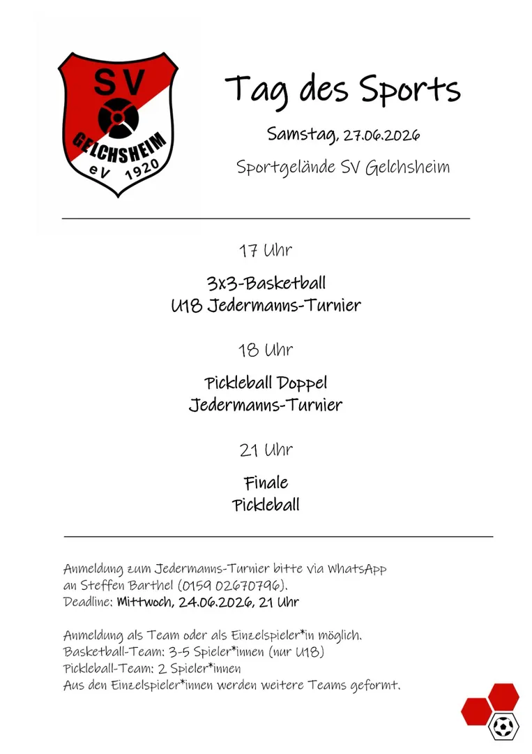 Tag des Sports - Update