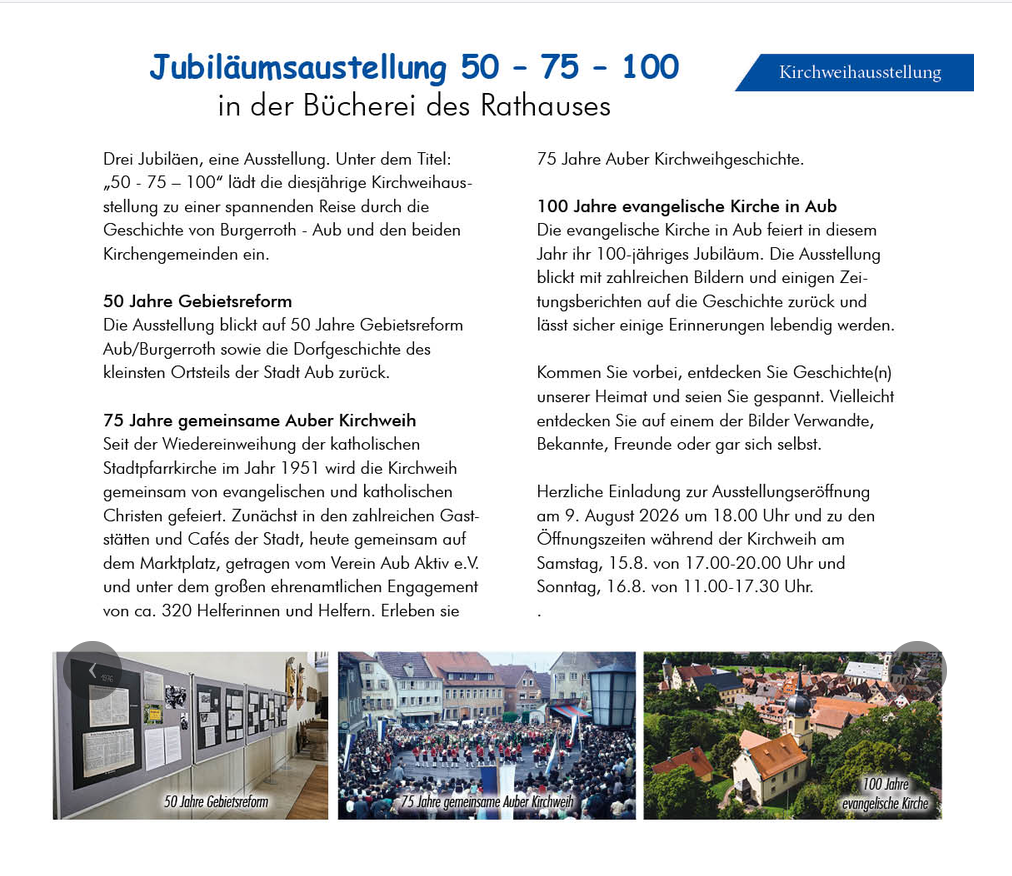 Kirchweihausstellung