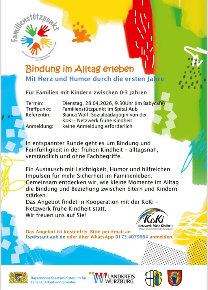 Bindung im Alltag erleben- Mit Herz und Humor durch die ersten Jahre 
