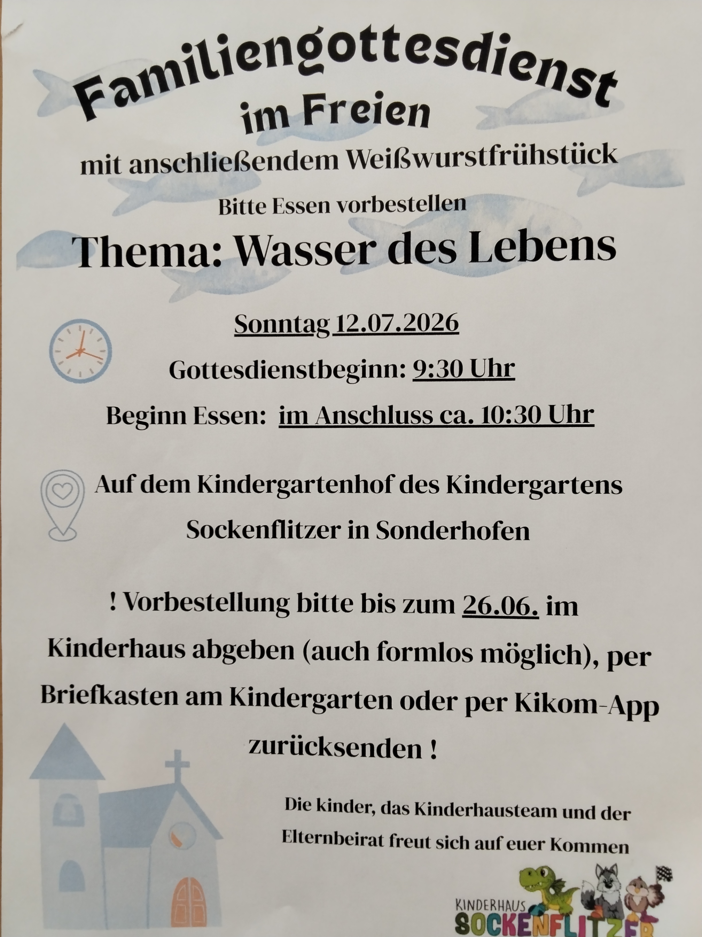Familiengottesdienst im Freien