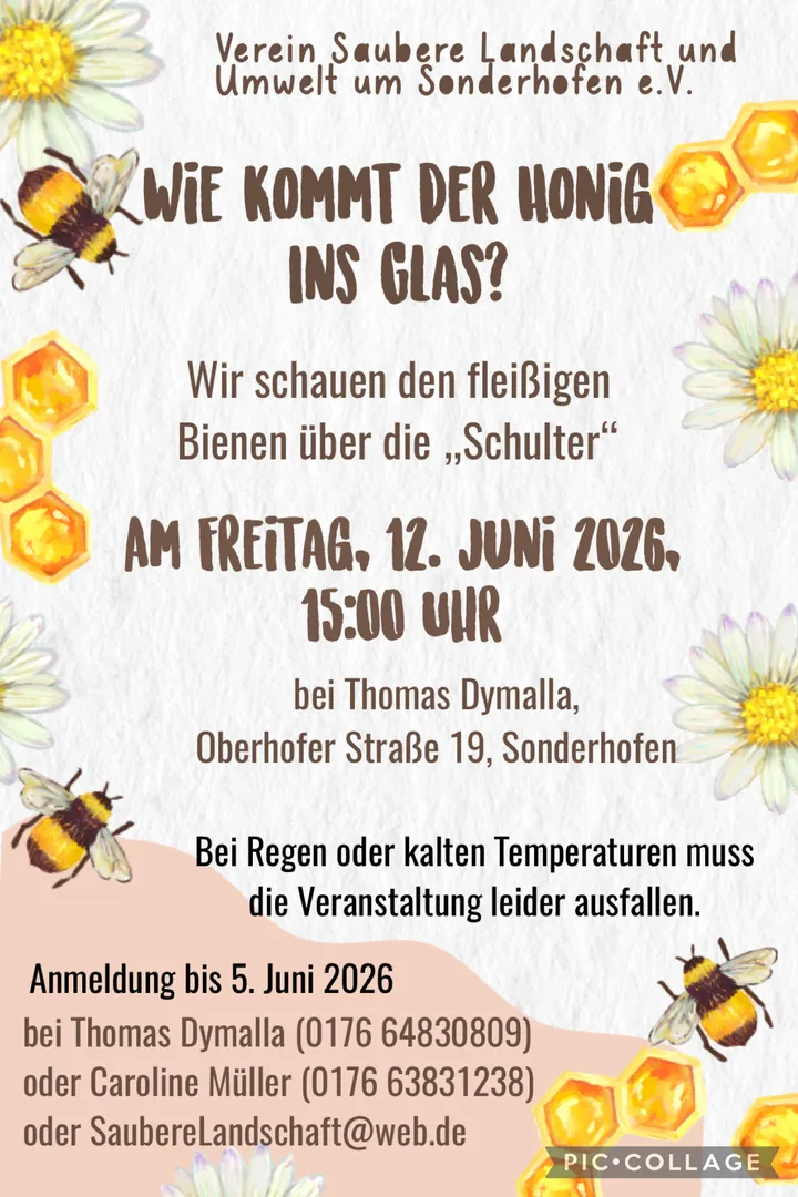 Wie kommt der Honig ins Glas?