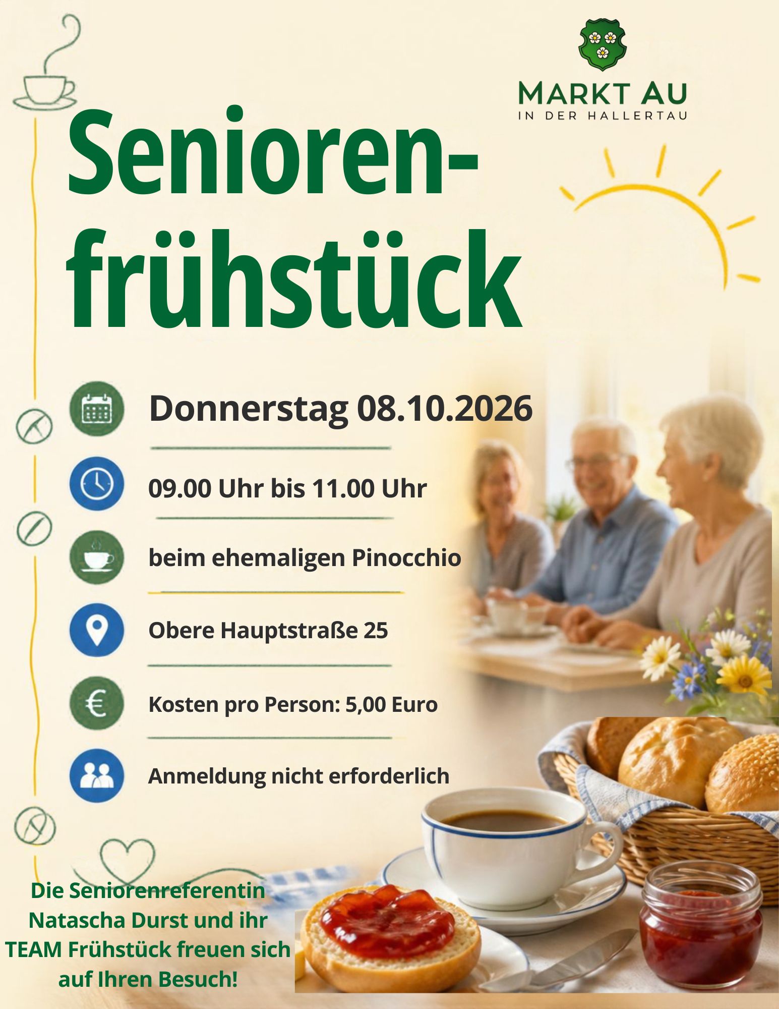 Seniorenfrühstück am 08.10.2026