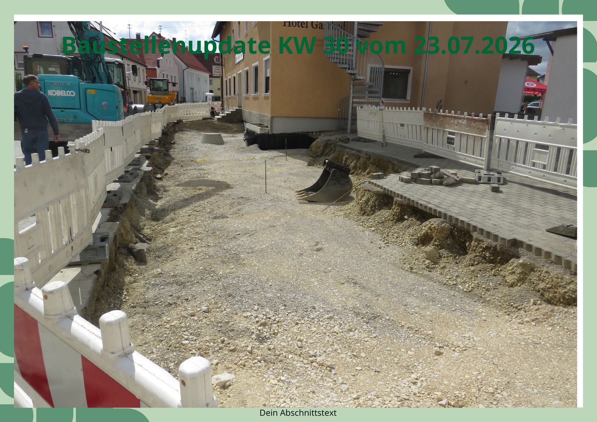 Baustellenbericht BA III KW 30 vom 23.07.2026