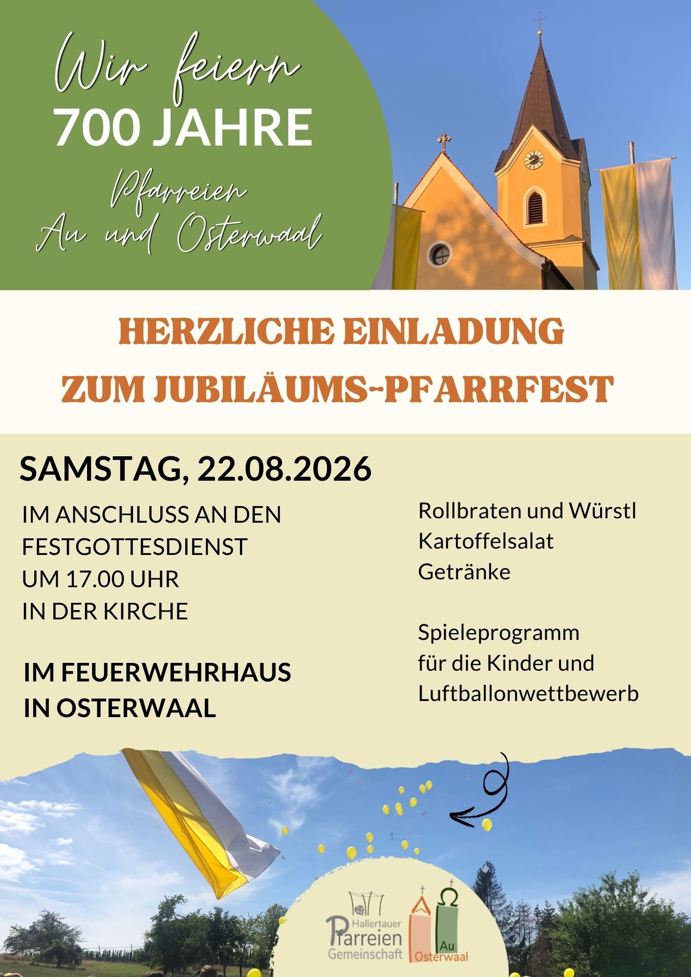 Jubiläums-Pfarrfest in Osterwaal