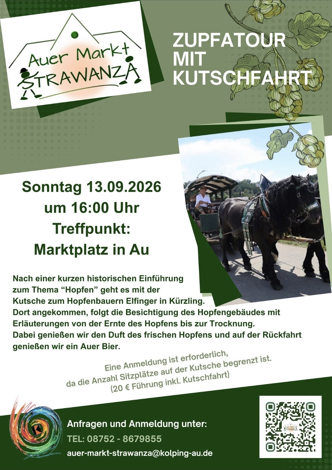 Zupfatour mit Kutschfahrt