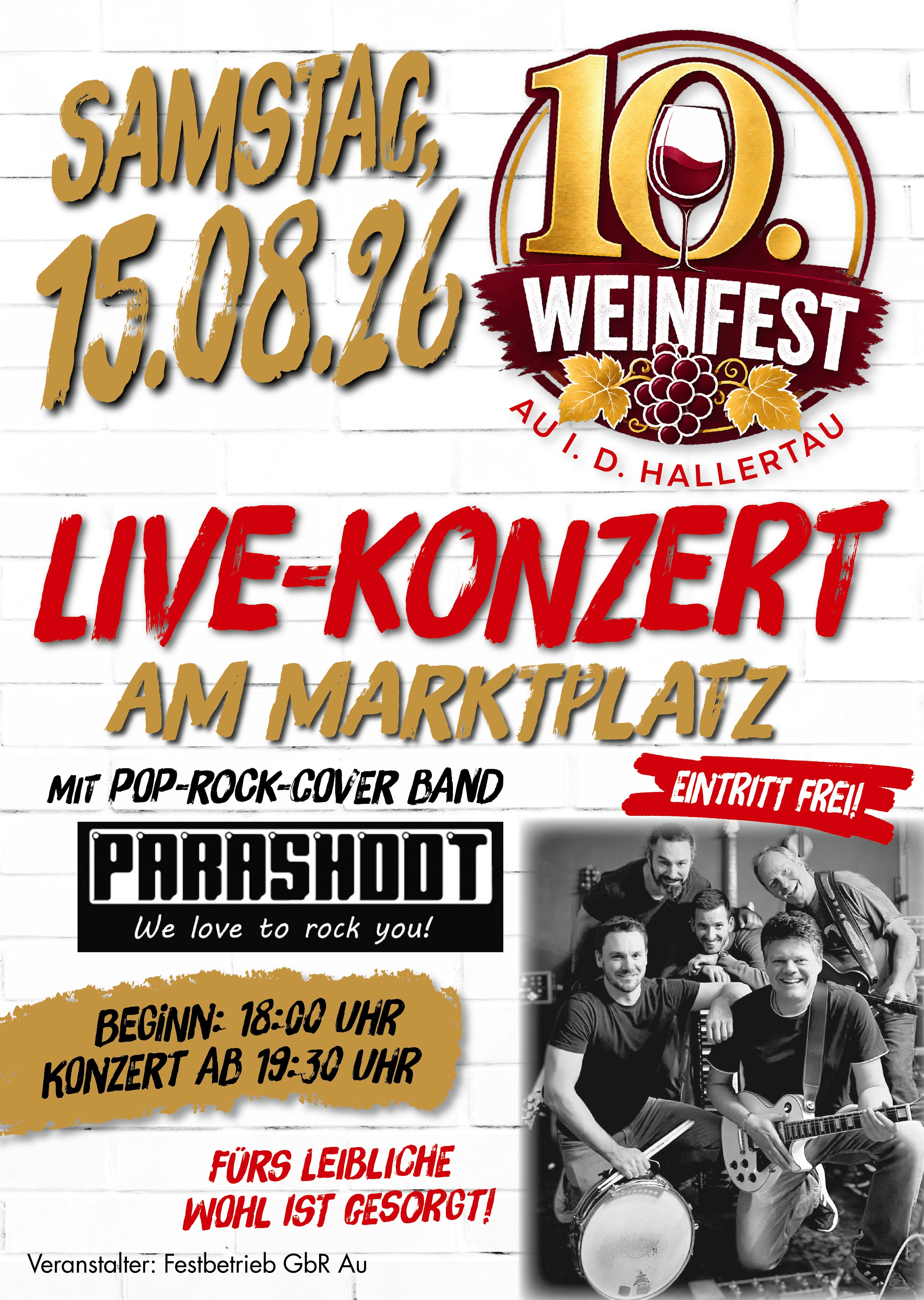 Live-Konzert am Marktplatz
